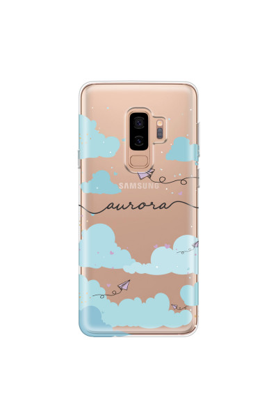 SAMSUNG - Galaxy S9 Plus - Soft Clear Case - Up in the Clouds
