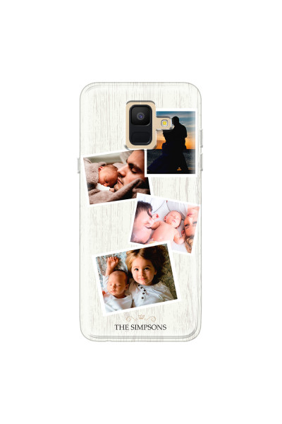 SAMSUNG - Galaxy A6 - Soft Clear Case - The Simpsons