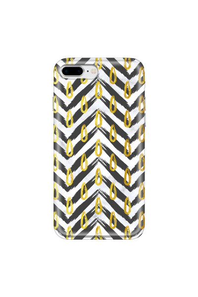 APPLE - iPhone 8 Plus - Soft Clear Case - Exotic Waves