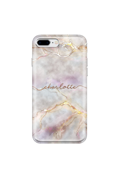 APPLE - iPhone 8 Plus - Soft Clear Case - Marble Rootage