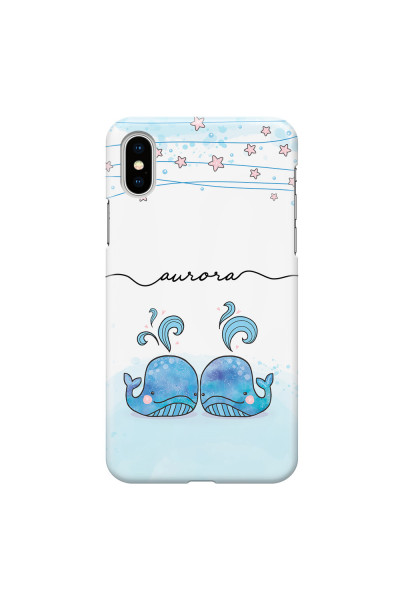 APPLE - iPhone XS - 3D Snap Case - Little Whales