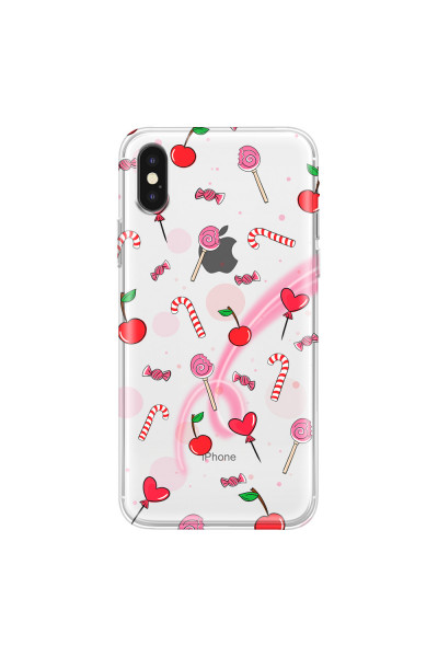 APPLE - iPhone XS - Soft Clear Case - Candy Clear
