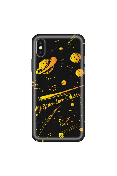 APPLE - iPhone XS - Soft Clear Case - Dark Space Odyssey
