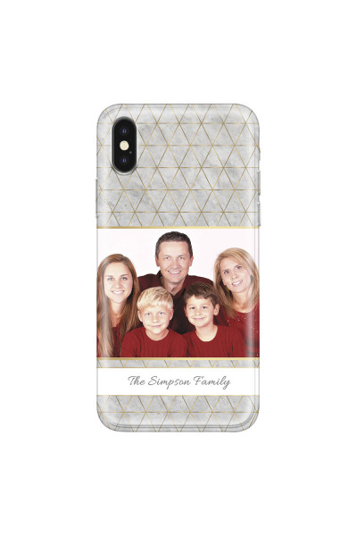APPLE - iPhone XS - Soft Clear Case - Happy Family