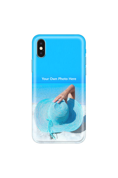 APPLE - iPhone XS - Soft Clear Case - Single Photo Case