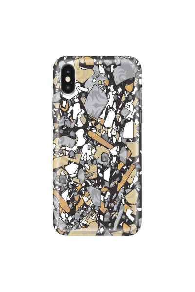 APPLE - iPhone XS - Soft Clear Case - Terrazzo Design I