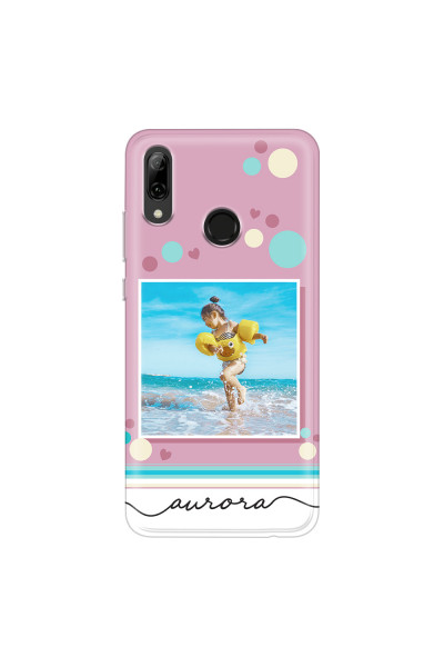 HUAWEI - P Smart 2019 - Soft Clear Case - Cute Dots Photo Case