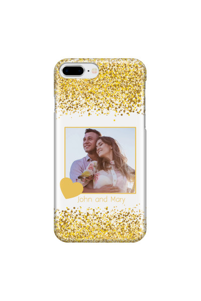 APPLE - iPhone 8 Plus - 3D Snap Case - Gold Memories