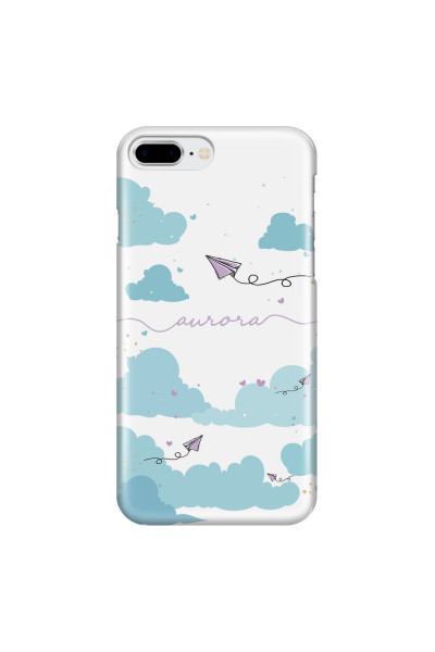 APPLE - iPhone 8 Plus - 3D Snap Case - Up in the Clouds Purple