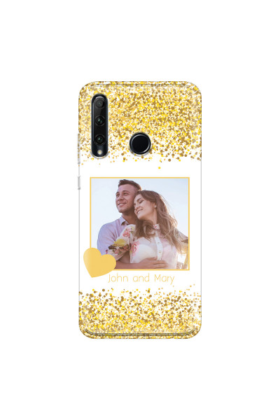 HONOR - Honor 20 lite - Soft Clear Case - Gold Memories