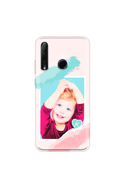 HONOR - Honor 20 lite - Soft Clear Case - Kids Initial Photo