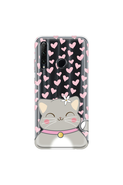 HONOR - Honor 20 lite - Soft Clear Case - Kitty