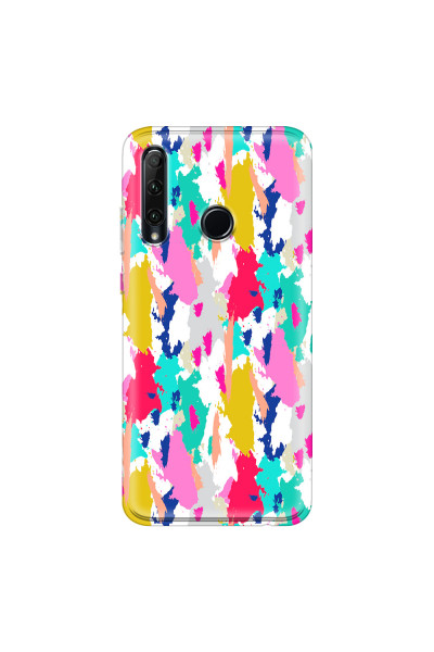 HONOR - Honor 20 lite - Soft Clear Case - Paint Strokes