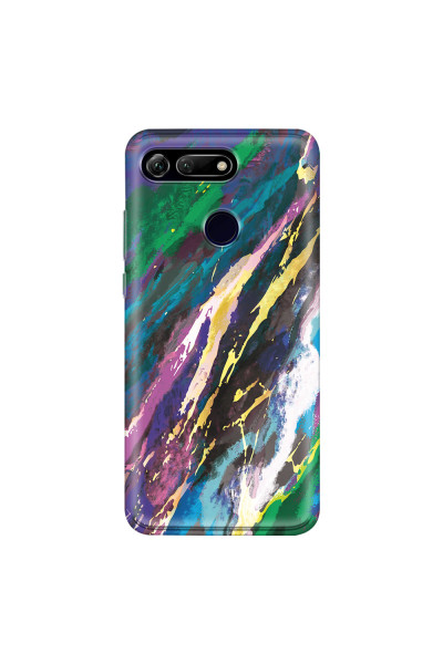 HONOR - Honor View 20 - Soft Clear Case - Marble Emerald Pearl