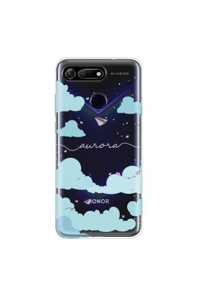 HONOR - Honor View 20 - Soft Clear Case - Up in the Clouds Purple