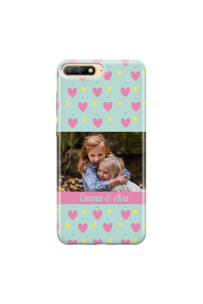 HUAWEI - Y6 2018 - Soft Clear Case - Heart Shaped Photo