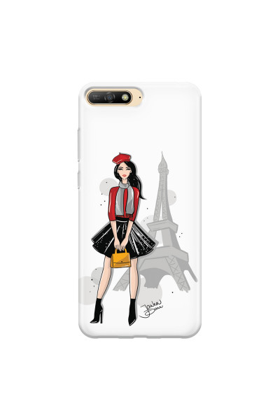HUAWEI - Y6 2018 - Soft Clear Case - Paris With Love