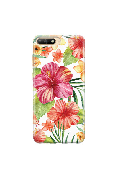 HUAWEI - Y6 2018 - Soft Clear Case - Tropical Vibes