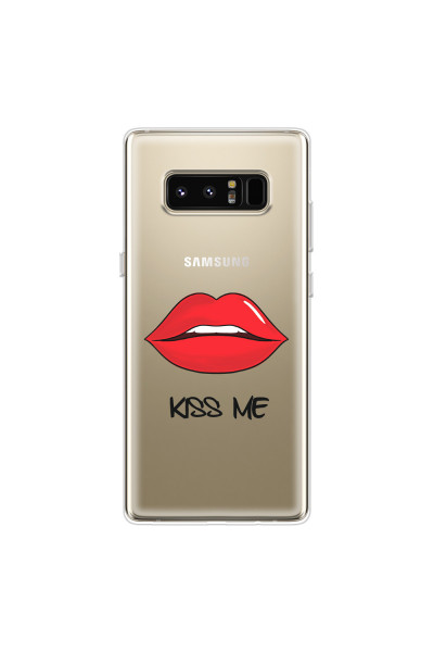 SAMSUNG - Galaxy Note 8 - Soft Clear Case - Kiss Me