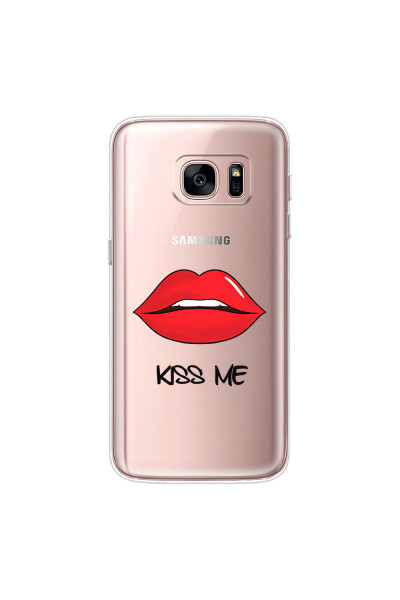 SAMSUNG - Galaxy S7 - Soft Clear Case - Kiss Me