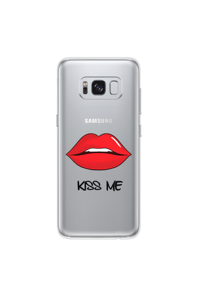 SAMSUNG - Galaxy S8 Plus - Soft Clear Case - Kiss Me