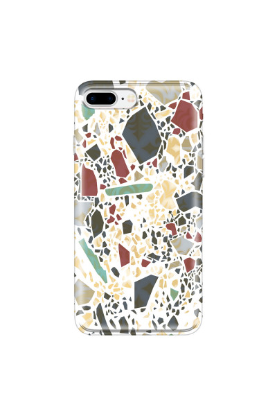 APPLE - iPhone 7 Plus - Soft Clear Case - Terrazzo Design IX