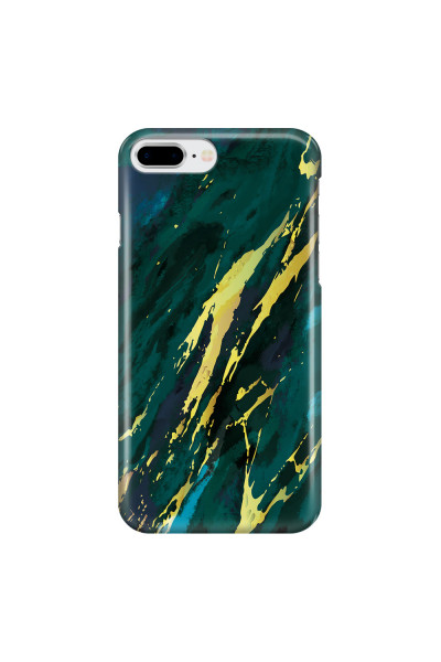 APPLE - iPhone 7 Plus - 3D Snap Case - Marble Emerald Green