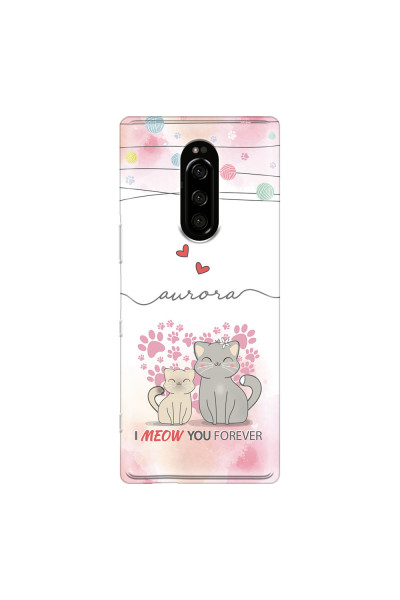 SONY - Sony 1 - Soft Clear Case - I Meow You Forever