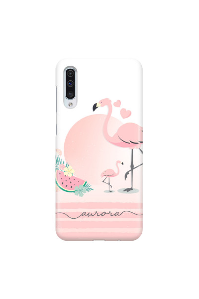 SAMSUNG - Galaxy A50 - 3D Snap Case - Flamingo Vibes Handwritten