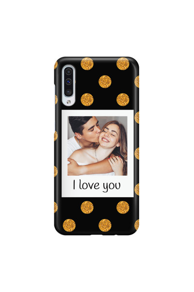 SAMSUNG - Galaxy A50 - 3D Snap Case - Single Love Dots Photo