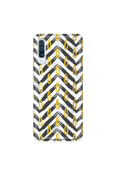 SAMSUNG - Galaxy A50 - Soft Clear Case - Exotic Waves