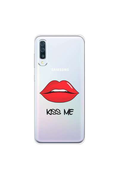 SAMSUNG - Galaxy A50 - Soft Clear Case - Kiss Me
