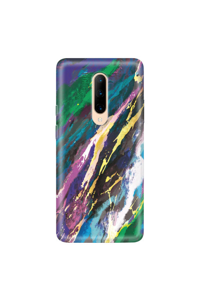 ONEPLUS - OnePlus 7 Pro - Soft Clear Case - Marble Emerald Pearl