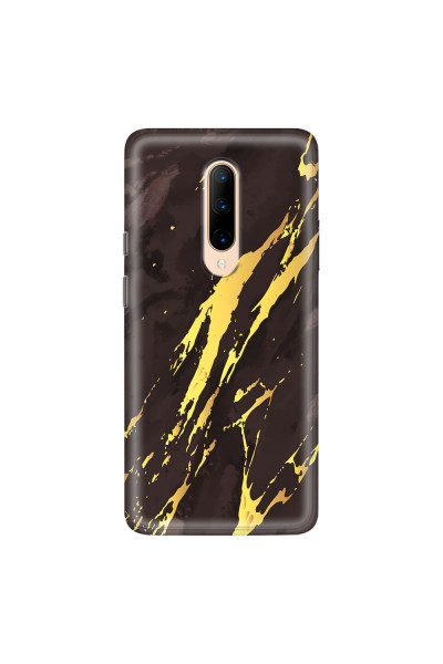 ONEPLUS - OnePlus 7 Pro - Soft Clear Case - Marble Royal Black