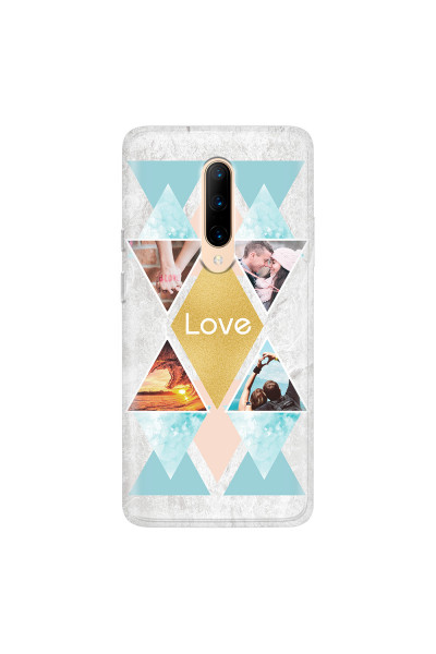 ONEPLUS - OnePlus 7 Pro - Soft Clear Case - Triangle Love Photo