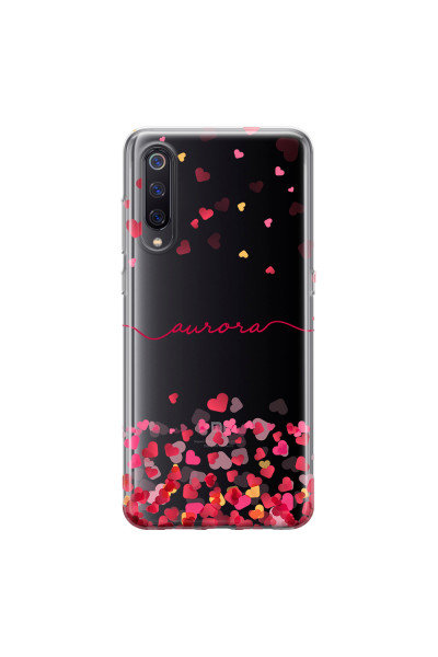 XIAOMI - Xiaomi Mi 9 - Soft Clear Case - Scattered Hearts