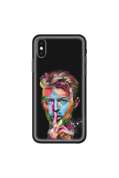 APPLE - iPhone XS - Soft Clear Case - Silence Please