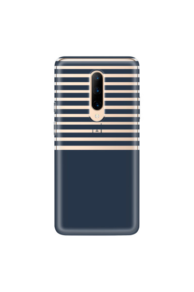 ONEPLUS - OnePlus 7 Pro - Soft Clear Case - Life in Blue Stripes
