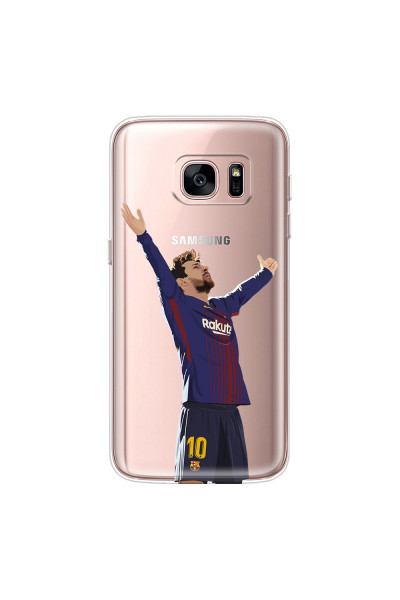 SAMSUNG - Galaxy S7 - Soft Clear Case - For Barcelona Fans
