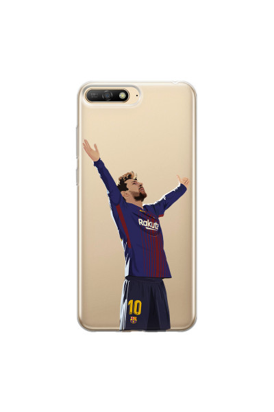 HUAWEI - Y6 2018 - Soft Clear Case - For Barcelona Fans