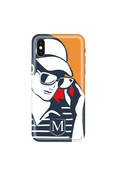 APPLE - iPhone XS - Soft Clear Case - Sailor Gentleman