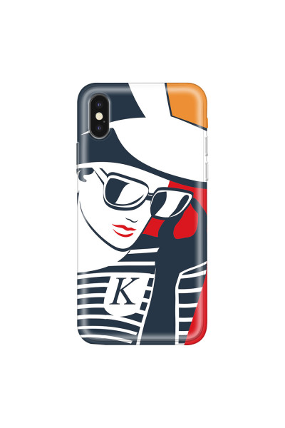 APPLE - iPhone XS - Soft Clear Case - Sailor Lady