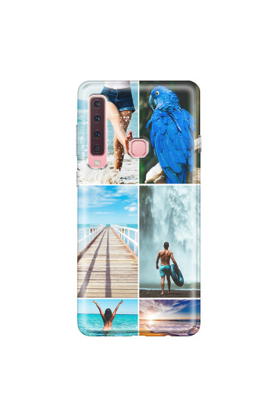 SAMSUNG - Galaxy A9 2018 - Soft Clear Case - Collage of 6
