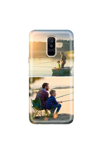 SAMSUNG - Galaxy A6 Plus 2018 - Soft Clear Case - Collage of 2