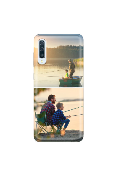 SAMSUNG - Galaxy A70 - Soft Clear Case - Collage of 2