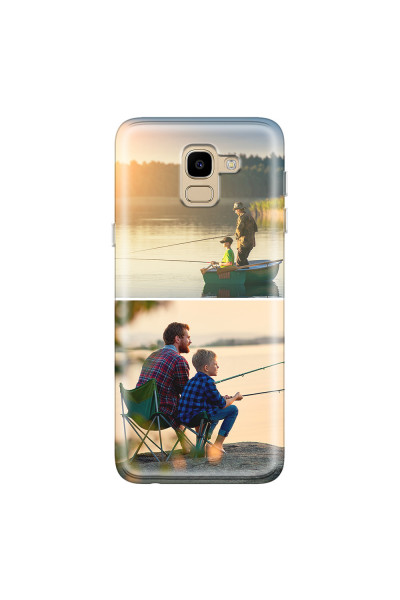SAMSUNG - Galaxy J6 2018 - Soft Clear Case - Collage of 2