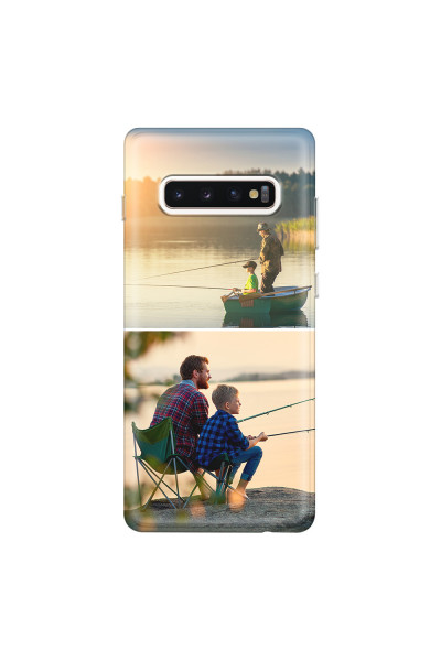 SAMSUNG - Galaxy S10 Plus - Soft Clear Case - Collage of 2