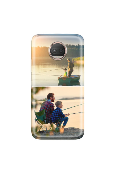 MOTOROLA by LENOVO - Moto G5s Plus - Soft Clear Case - Collage of 2