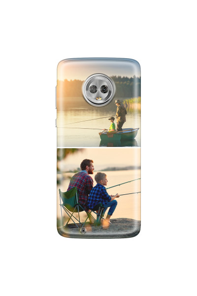 MOTOROLA by LENOVO - Moto G6 - Soft Clear Case - Collage of 2