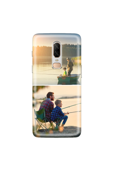 ONEPLUS - OnePlus 6 - Soft Clear Case - Collage of 2